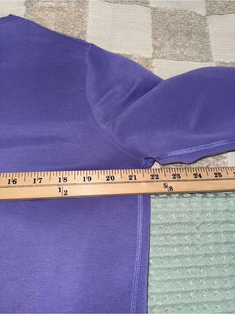 NWOT Lululemon Back in Action Long-Sleeve Shirt *Pique Dark Lavender size 2